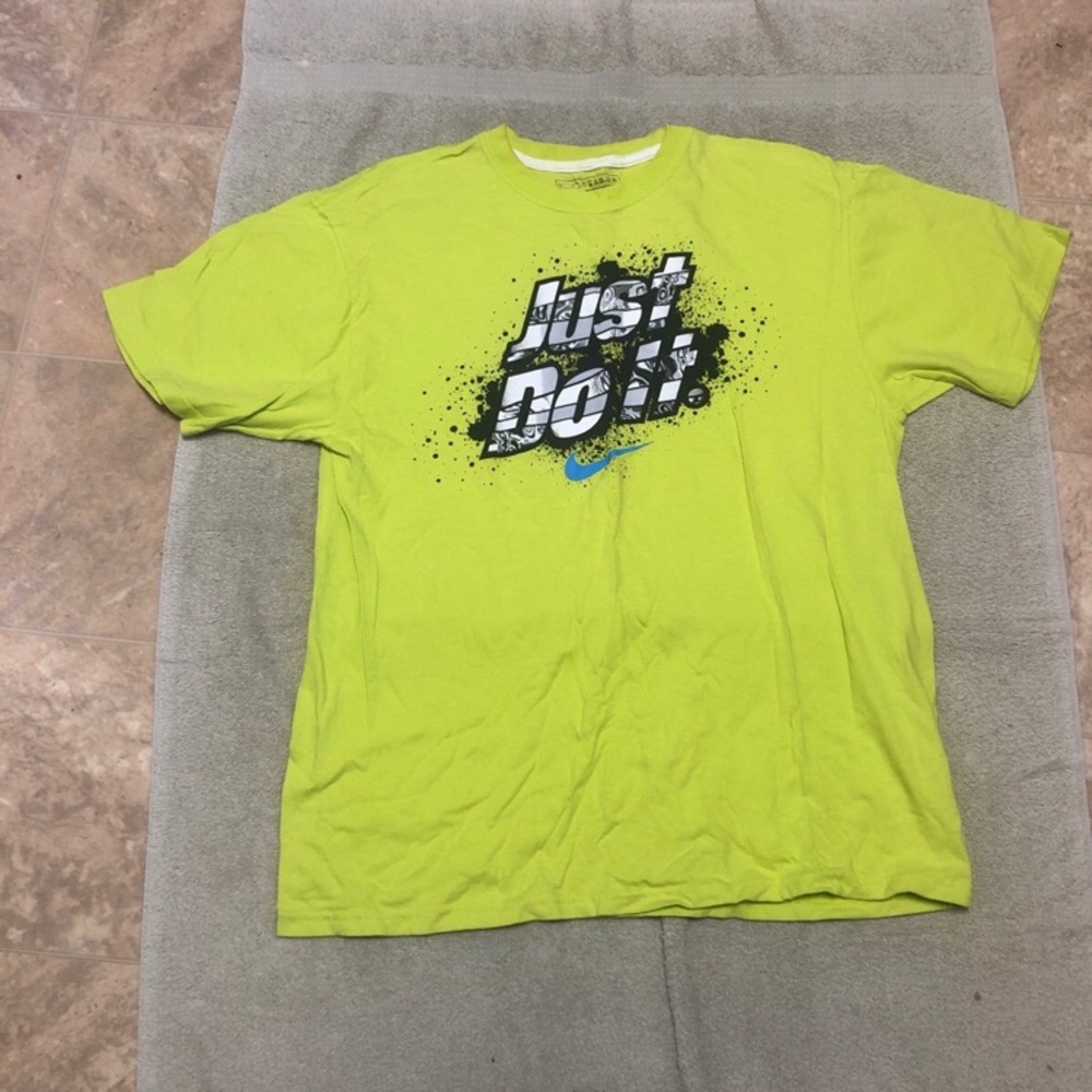 Nike Bright Green Crew Neck Tee